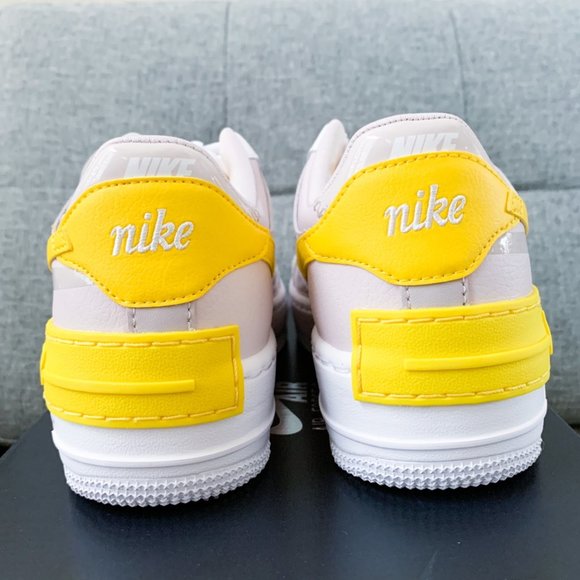 🌸🌼 Air Force 1 white pink yellow shoes sneakers - Picture 4 of 4